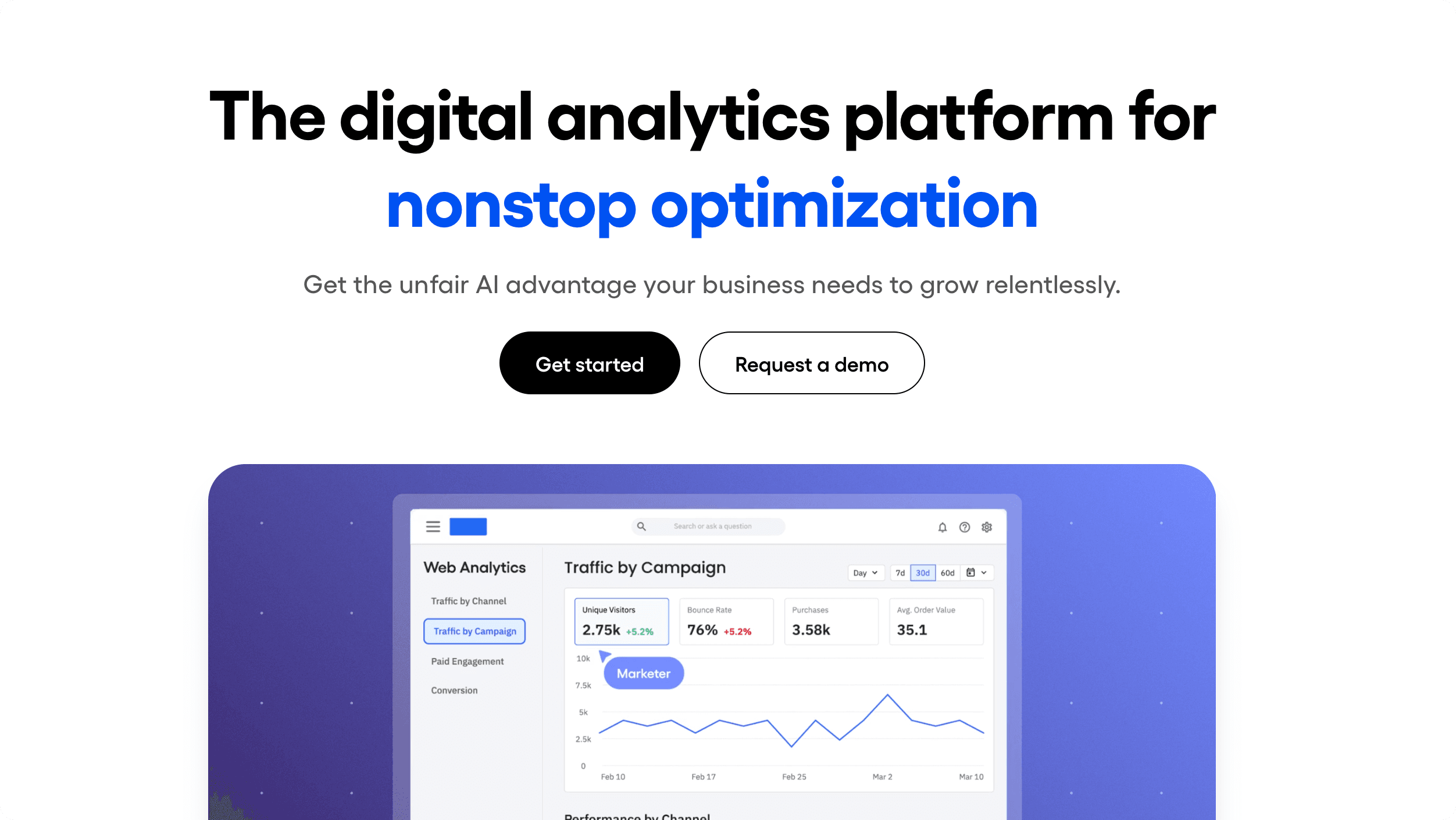 Amplitude offers advanced product analytics with machine learning features